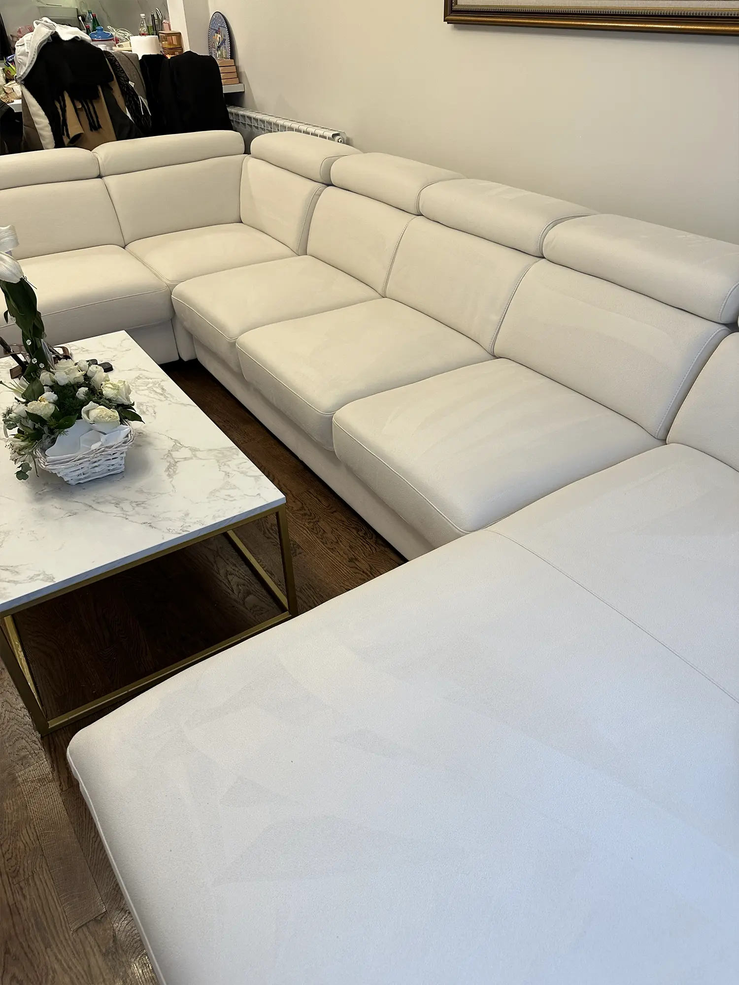 Rezultat dubinskog čišćenja tapaciranog nameštaja